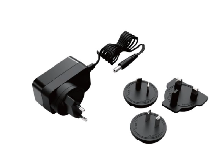 Interchangeable AC/DC Plugtop Adapter Power Supply